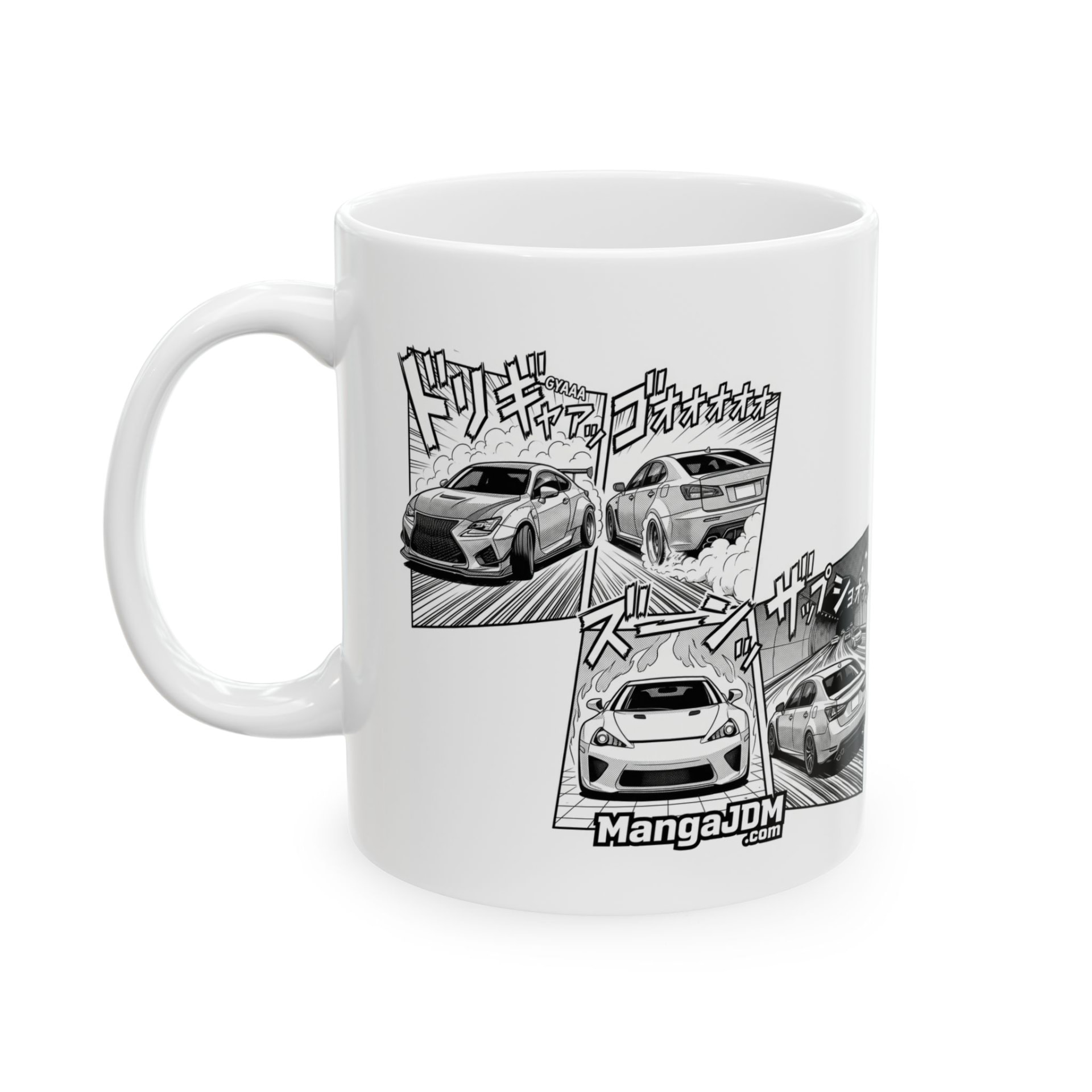 Drift Attack — Manga Panel Mug